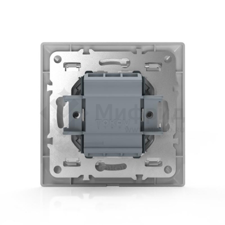 Переключатель проходной 1-кл. СП AVA 10А IP20 в сборе бел. TOKOV ELECTRIC TKL-AV-P1F-C01