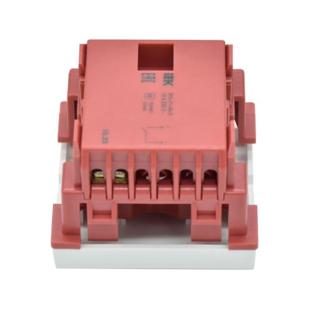 Выключатель 1-кл. 2мод. СП 10А IP20 ВКО-21-00-П бел. PRIMER IEK CKK-40D-VO2-K01