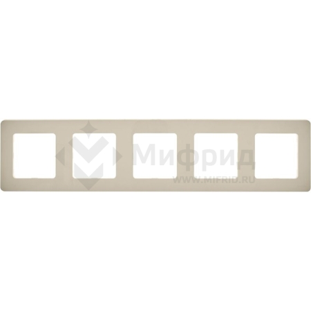 Рамка 5-м СП Inspiria IP20 сл. кость IEK 673971