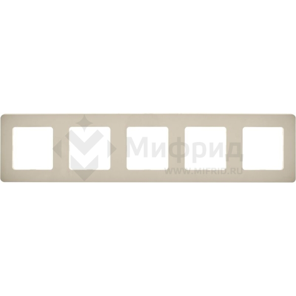 Рамка 5-м СП Inspiria IP20 сл. кость IEK 673971