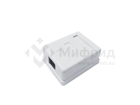 Розетка компьютерная 8P8C (RJ-45) кат.5E UTP 1 порт TOKOV ELECTRIC TKE-SMB-8P8C-1P-UTP