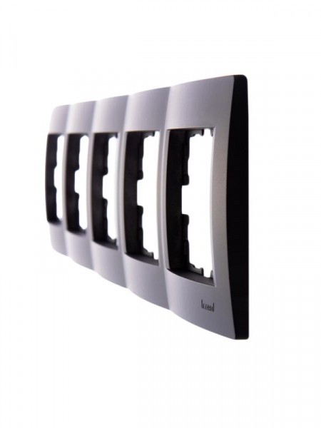 Рамка 5-м Karina горизонт. черн. бархат LEZARD 707-4200-150 Рамка 5-м Karina горизонт. черн. бархат LEZARD 707-4200-150