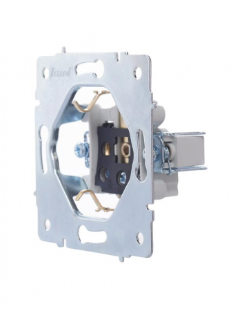Розетка 1-м СП Vesna с заземл. с крышкой ПБТ механизм бел. LEZARD 742-0288-123B Розетка 1-м СП Vesna с заземл. с крышкой ПБТ механизм бел. LEZARD 742-0288-123B
