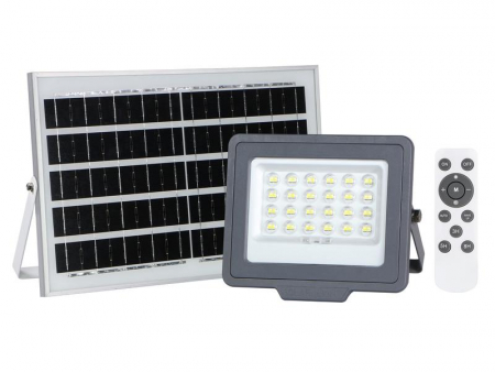 Прожектор светодиодный PFL SOLAR 50 6500К IP65 (в компл. с солнечной панелью и пультом) JazzWay 5044395 Прожектор светодиодный PFL SOLAR 50 6500К IP65 (в компл. с солнечной панелью и пультом) JazzWay 5044395