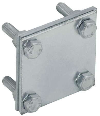 Зажим крестообразный с раздел. полоса-полоса 40мм оцинк. сталь HDZ IEK ZCC68-14-1-40