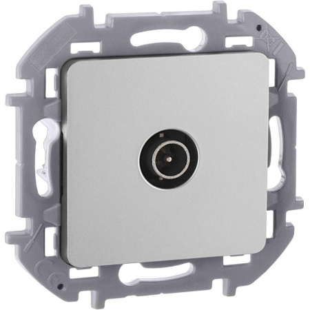 Розетка телевизионная оконечная TV Inspiria 10дБ 5-862мГц механизм алюм. IEK 673872 Розетка телевизионная оконечная TV Inspiria 10дБ 5-862мГц механизм алюм. IEK 673872