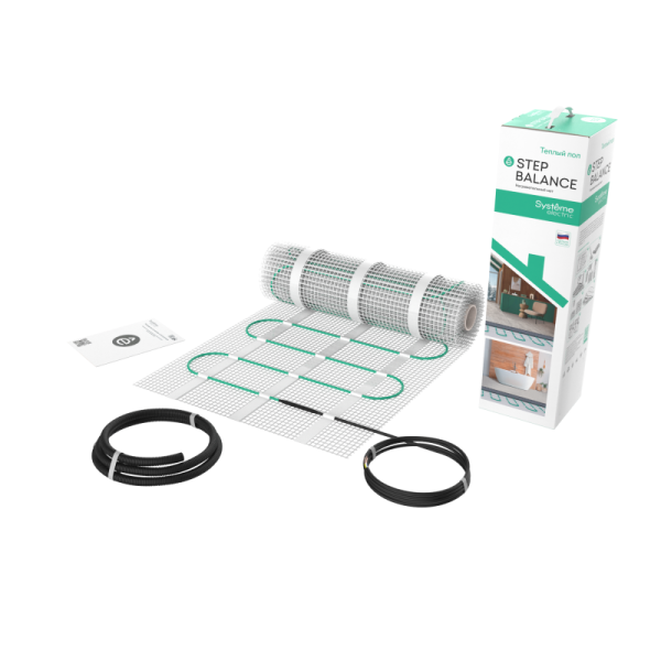 Комплект "Теплый пол" (мат) Step Balance SBM150040 150Вт/кв.м 600Вт 4кв.м SE SBM150040