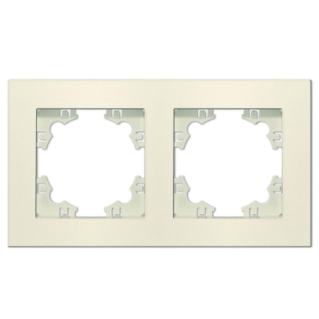 Рамка 2-м Афина универс. сл. кость (ivory) Universal A0044-I Рамка 2-м Афина универс. сл. кость (ivory) Universal A0044-I