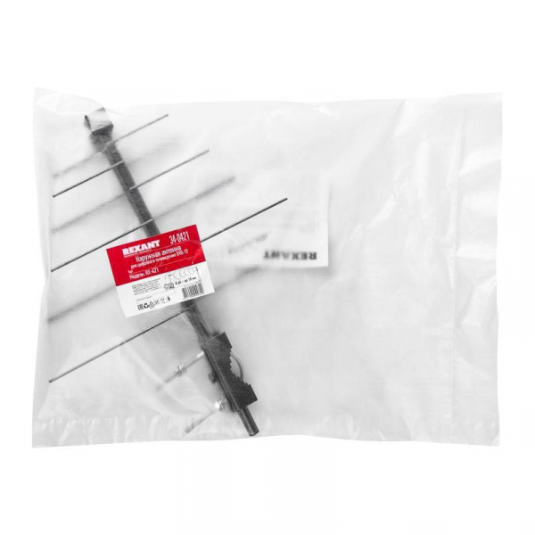 Антенна ТВ наружная для цифрового телевидения DVB-T2 (модель RX-421) (пакет) Rexant 34-0421 Антенна ТВ наружная для цифрового телевидения DVB-T2 (модель RX-421) (пакет) Rexant 34-0421