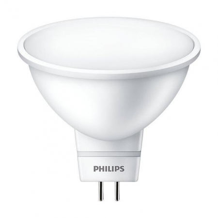 Лампа светодиодная ESS LEDspot 5Вт MR16 GU5.3 400лм 220В 827 PHILIPS 929001844587 Лампа светодиодная ESS LEDspot 5Вт MR16 GU5.3 400лм 220В 827 PHILIPS 929001844587