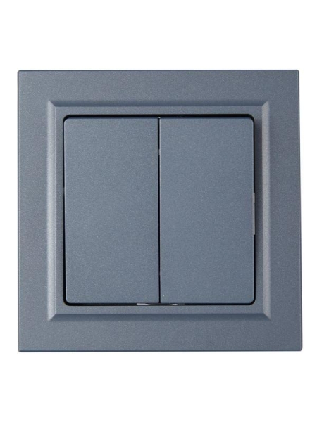 Выключатель 2-кл. СП BRITE ВСР10-2-0-БрМ 10А в сборе маренго IEK BR-V20-0-10-K35-F