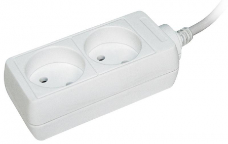 Удлинитель 2х1.5м без заземл. 10А IP20 У2 2P 250В 2х0.75 IEK WYP10-06-02-01-N Удлинитель 2х1.5м без заземл. 10А IP20 У2 2P 250В 2х0.75 IEK WYP10-06-02-01-N