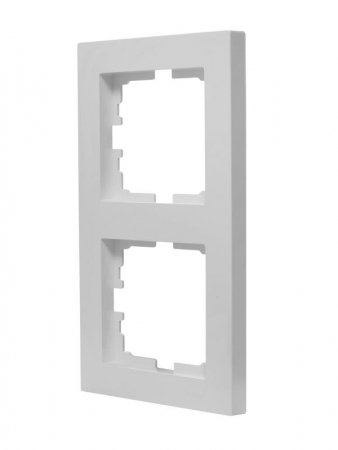 Рамка 2-местн. вертик. VESNA бел. LEZARD 742-0200-152 Рамка 2-местн. вертик. VESNA бел. LEZARD 742-0200-152