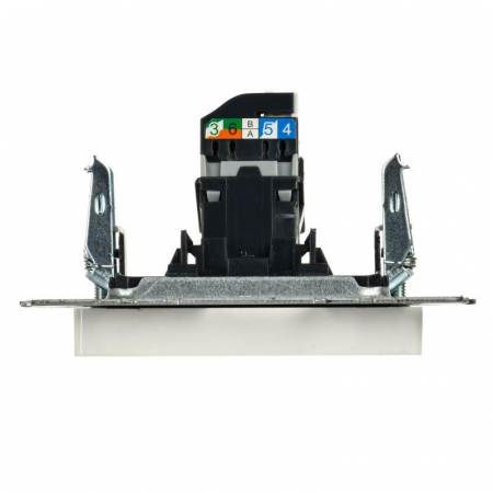 Розетка компьютерная СП RJ45 кат.5E BRITE РК10-БрБ механизм бел. IEK BR-K10-1-K01 Розетка компьютерная СП RJ45 кат.5E BRITE РК10-БрБ механизм бел. IEK BR-K10-1-K01