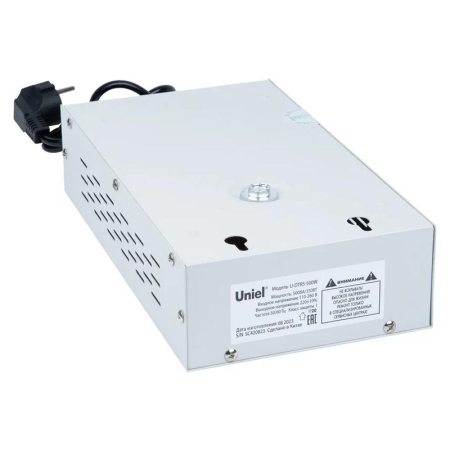 Стабилизатор напряжения ультратонкий 1ф релейный 500В.А настенный Uniel UL-00010576