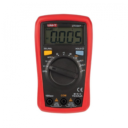 Мультиметр портативный UT33A+ с автовыбором диапазона емкость UNI-T 13-0055