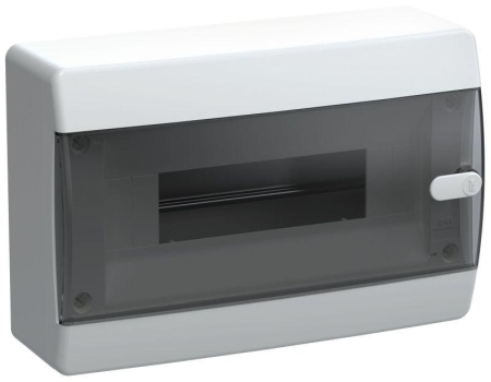 Корпус ЩРН-П-12 UNION Compact IP41 черн. прозр. дверь пластик. IEK UIC-KP12-N-12-41-K01