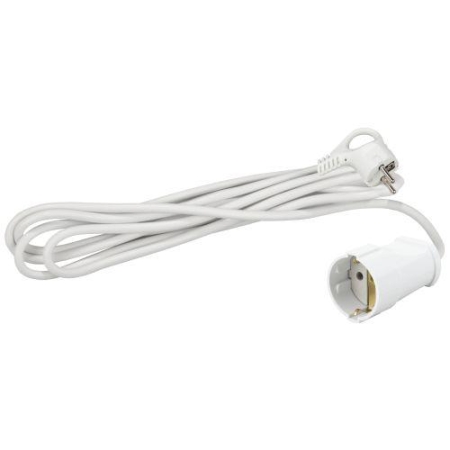 Удлинитель-шнур 1х3м с заземл. 10А IP20 UX-1е-3m ПВС 3х0.75 Эра Б0039817