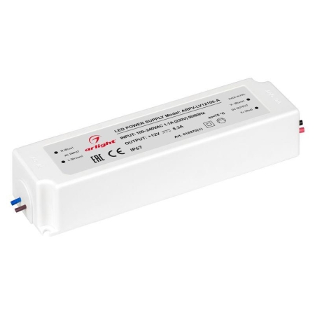 Блок питания ARPV-LV12100-A 12В 8.3А 100Вт IP67 пластик Arlight 018970(1) Блок питания ARPV-LV12100-A 12В 8.3А 100Вт IP67 пластик Arlight 018970(1)