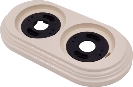 Рамка 2-м пластик песочн. зол. Bironi BF1-620-24 Рамка 2-м пластик песочн. зол. Bironi BF1-620-24