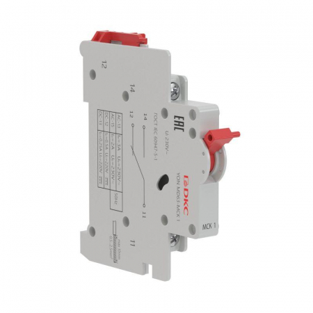 Контакт вспомогательный 1 перекидн. контакт YON MD63-MCK1 Контакт вспомогательный 1 перекидн. контакт YON MD63-MCK1