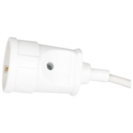 Удлинитель-шнур 1х3м с заземл. 10А IP20 UX-1е-3m ПВС 3х0.75 Эра Б0039817