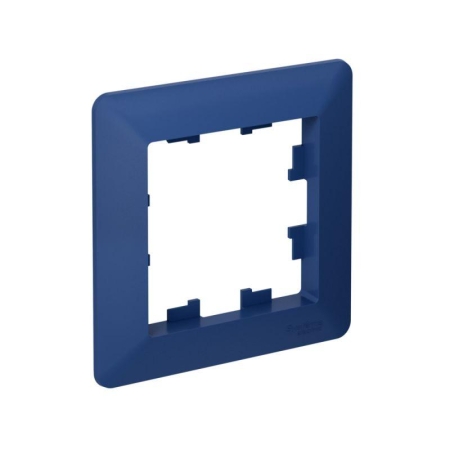 Рамка 1-м AtlasDesign Air аквамарин/дым. черн. SE ATN221101