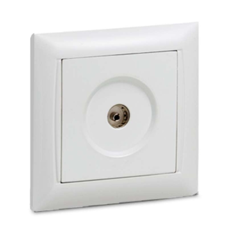 Розетка телевизионная TV СП Valenzo 6027 16А IP20 бел. ASD / IN HOME 4690612006413 Розетка телевизионная TV СП Valenzo 6027 16А IP20 бел. ASD / IN HOME 4690612006413