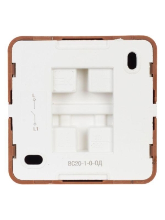 Выключатель 1-кл. ОП Октава 10А IP20 ВС20-1-0-ОД дуб GENERICA EVO10-K04-10-DC