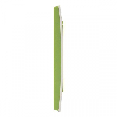 Рамка 3-м Стокгольм бел. с линией цвета зел. PROxima EKF EAM-G-302-10