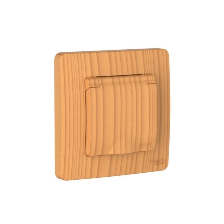 Розетка 1-м СП Blanca 16А IP44 250В с заземл. защ. шторки с крышкой ясень SE BLNRS441115 Розетка 1-м СП Blanca 16А IP44 250В с заземл. защ. шторки с крышкой ясень SE BLNRS441115