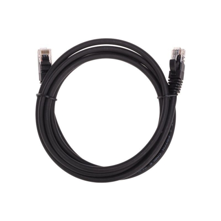 Патч-корд U/UTP CAT 6 RJ45-RJ45 26AWG LSZH черн. 2м Rexant 02-0292-2 Патч-корд U/UTP CAT 6 RJ45-RJ45 26AWG LSZH черн. 2м Rexant 02-0292-2