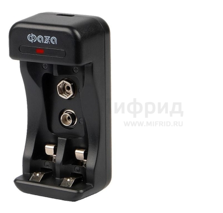 Устройство зарядное B-50USB Ni-Cd/Ni-MH (2хAA/2хAAA/1х9В "Крона") индикатор зарядки питание от USB кабель MicroUSB-USB в компл. ФАZА 5038806