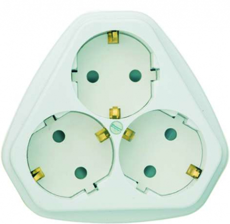 Розетка 3-м СП РС10/16-503 16А IP20 с заземл. защ. шторки бел. Кунцево 5930 Розетка 3-м СП РС10/16-503 16А IP20 с заземл. защ. шторки бел. Кунцево 5930