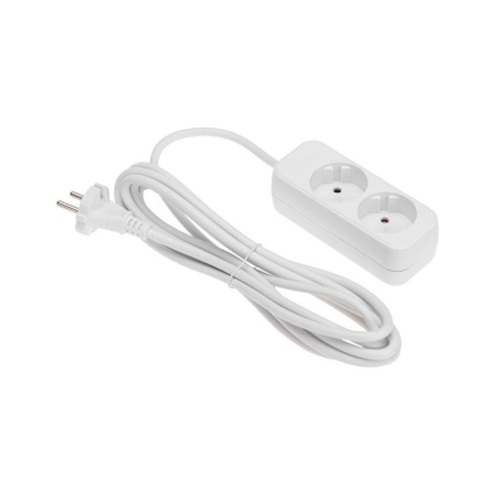 Удлинитель 2х3м без заземл. STANDARD 2х1кв.мм бел. Rexant 13-4001 Удлинитель 2х3м без заземл. STANDARD 2х1кв.мм бел. Rexant 13-4001