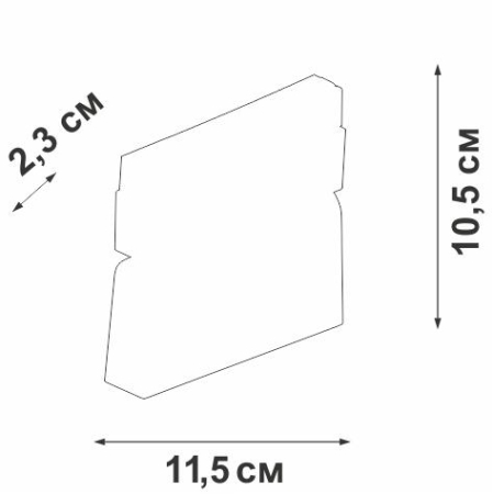 Светильник светодиодный трековый поворотный магнитный 10Вт 48В 4000К 60град. бел. Vitaluce VT0200040-00