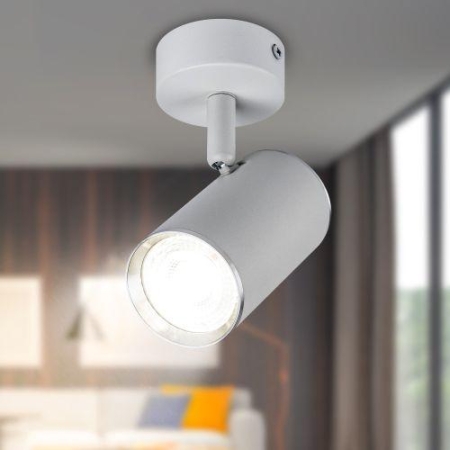 Светильник OL35 WH MR16 GU10 IP20 настенно-потолочный спот бел. хром ЭРА Б0056363 Светильник OL35 WH MR16 GU10 IP20 настенно-потолочный спот бел. хром ЭРА Б0056363