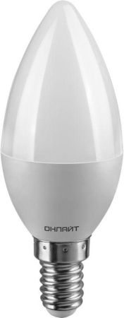 Лампа светодиодная 90 411 OLL-C37-9-230-4K-E14-FR (PRO 90-240В) ОНЛАЙТ 90411 Лампа светодиодная 90 411 OLL-C37-9-230-4K-E14-FR (PRO 90-240В) ОНЛАЙТ 90411