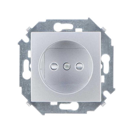 Розетка СП Simon 15 16А IP20 250В 2P без заземл. защ. шторки винтов. клеммы механизм алюм. Simon 1591444-033 Розетка СП Simon 15 16А IP20 250В 2P без заземл. защ. шторки винтов. клеммы механизм алюм. Simon 1591444-033