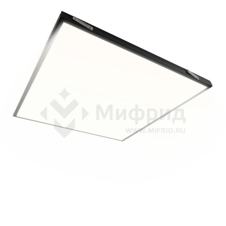 Светильник светодиодный PPL 588/G OPAL 40Вт 4000К IP40 588х588х25мм BLACK ДВО в потолок Грильято панель Pro JazzWay 5062023