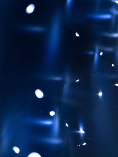 Гирлянда "Занавес" ICLLDM300W-C 300LED LED 3х3м 8режимов IP20 бел. SHLights 4690601054357