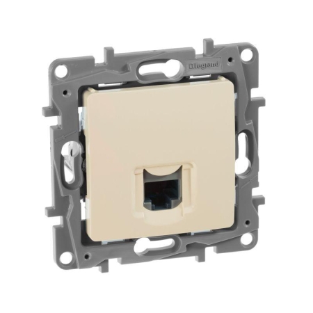 Розетка компьютерная 1-м СП Etika RJ45 кат.5E UTP механизм сл. кость IEK 672341 Розетка компьютерная 1-м СП Etika RJ45 кат.5E UTP механизм сл. кость IEK 672341