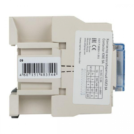 Контактор КМЭ 9А кат. 220В AC 1НЗ EKF ctr-s-9-220-nc Контактор КМЭ 9А кат. 220В AC 1НЗ EKF ctr-s-9-220-nc