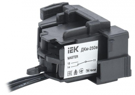 Контакт дополнительный ДКм-250е (ДКм-35) MASTER электрон. расцеп. IEK SVA31D-DK-1-02 Контакт дополнительный ДКм-250е (ДКм-35) MASTER электрон. расцеп. IEK SVA31D-DK-1-02