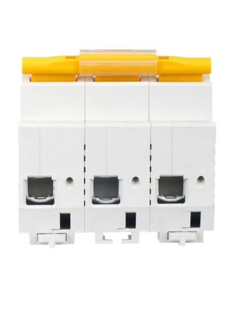 Выключатель автоматический модульный 3п C 63А 10кА ВА47-100 KARAT IEK MVA40-3-063-C Выключатель автоматический модульный 3п C 63А 10кА ВА47-100 KARAT IEK MVA40-3-063-C