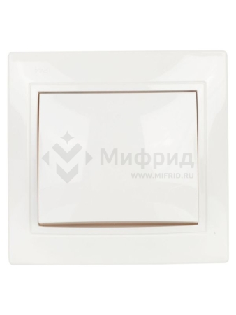 Выключатель 1-кл. СП Кварта ВС10-1-0-КБ-44 10А IP44 бел. GENERICA KV-V10-10-44-K01