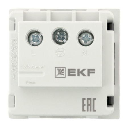 Розетка 45х45 с зазем. с защ. шторками 90град. черн. матов. EKF E2MR16-028-30 Розетка 45х45 с зазем. с защ. шторками 90град. черн. матов. EKF E2MR16-028-30