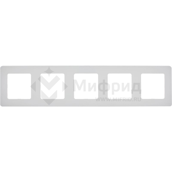 Рамка 5-м СП Inspiria IP20 бел. IEK 673970
