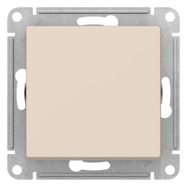 Выключатель 1-кл. AtlasDesign 2-п. 10А мех. беж. SE ATN000221