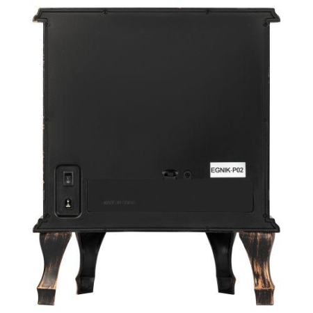 Светильник светодиодный новогодний "Камин Печь" черн. 2хLR14(C) 24х17х33см Эра Б0060487